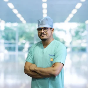 Dr. K. Seshu Mohan providing advanced urology and kidney care at Acharjee Health Clinic & Pharmacy in Asansol